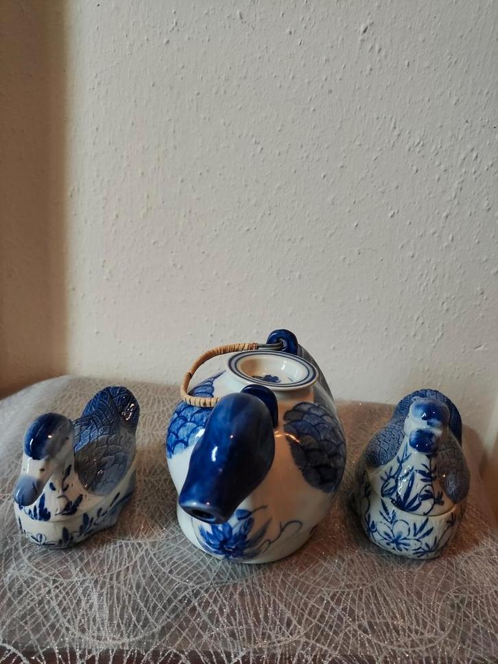 Drie mooie porseleinen eenden, Antiek en Kunst, Antiek | Porselein, Verzenden