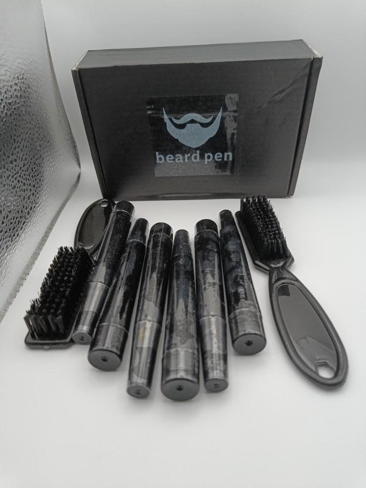 3/6 Stuks Baard Vulpen Kit Baard kleurig vormgeven zwart, Sieraden, Tassen en Uiterlijk, Uiterlijk | Gezichtsverzorging, Nieuw