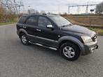 Kia Sorento 2.4 I 16V 2003 Zwart, Auto's, Kia, Stof, 4 cilinders, 138 pk, Zwart