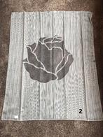 Stof inbetween Artelux Matisse vitrage lap 110x100 cm roos, Nieuw, Ophalen of Verzenden, 30 tot 120 cm, Katoen