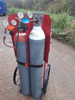 Autogeen Lasapparaat zuurstof en acetyleen 50l ciliders, Doe-het-zelf en Verbouw, Gereedschap | Lasapparaten, Ophalen, Gebruikt