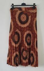 Lange rok mt M/L bohemian Ibiza style., Maat 38/40 (M), Bruin, Verzenden, Zo goed als nieuw
