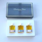 Dior  CHRISTIAN DIOR   3 x parfum miniatuur Vintage, Nieuw, Miniatuur, Gevuld, Verzenden