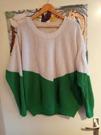 Esprit Groen-Witte Trui Maat L, Trui of Vest, Maat 42/44 (L), Ophalen of Verzenden, Zo goed als nieuw