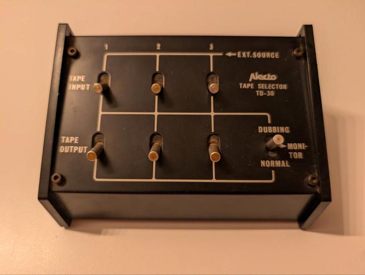 Alecto TD-30 Tape Selector - Erfstuk, Audio, Tv en Foto, Overige Audio, Tv en Foto, Gebruikt, Ophalen of Verzenden
