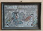 Anton Pieck zeefdruk prent; Spoedgeval ingelijst, volgnr 26, Antiek en Kunst, Ophalen of Verzenden