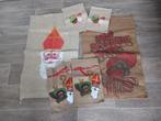 6 jute zakken verschillende formaten, Diversen, Sinterklaas, Ophalen of Verzenden, Zo goed als nieuw