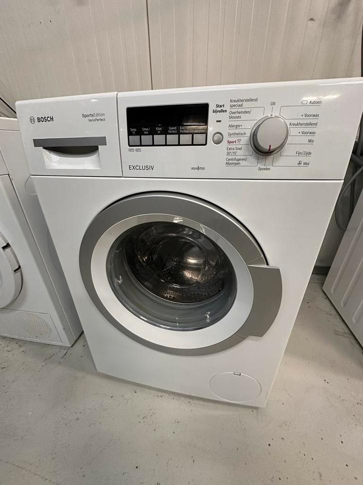 Bosch SportsEdition Varioperfect Wasmachine, Witgoed en Apparatuur, Wasmachines, Gebruikt, Voorlader, 6 tot 8 kg, 85 tot 90 cm
