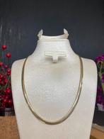 Prachtige 14 karaats gouden snake ketting, Sieraden, Tassen en Uiterlijk, Kettingen, Ophalen of Verzenden, Nieuw, Goud, Goud