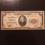 20 dollars USA 1929 jaar Zeldzaam, Postzegels en Munten, Bankbiljetten | Amerika, Los biljet, Ophalen of Verzenden, Noord-Amerika