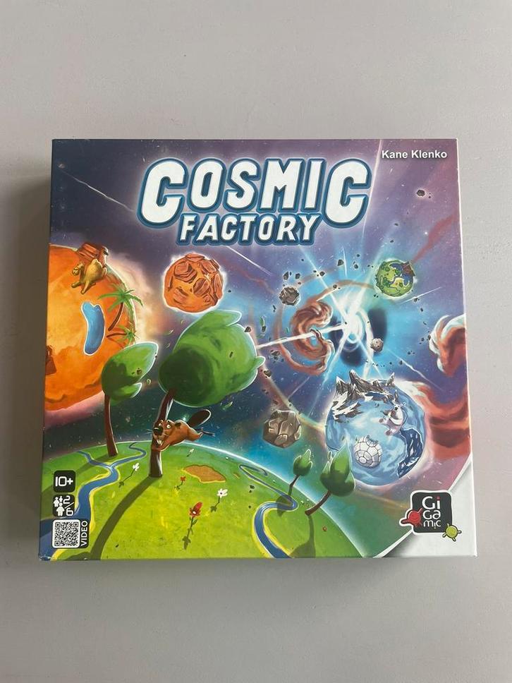 Cosmic Factory, Hobby en Vrije tijd, Gezelschapsspellen | Bordspellen, Zo goed als nieuw, Een of twee spelers, Drie of vier spelers