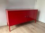 IKEA metalen dressoir/archiefkastje. Rood, Ophalen, Zo goed als nieuw, 25 tot 50 cm, 50 tot 100 cm