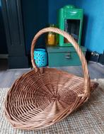 Lectuurmand/bloemenmand, rotan, Huis en Inrichting, Woonaccessoires | Krantenbakken en Lectuurbakken, Ophalen, Gebruikt
