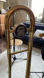 trombone King 606, Muziek en Instrumenten, Blaasinstrumenten | Trombones, Verzenden, Gebruikt, Tenor, Met koffer