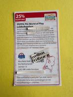 PEPPA PIG World of Play Leidschendam 25% korting, Drie personen of meer, Kortingsbon
