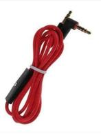 rode aux kabel 3.5mm + microfoon 1.2 meter, Ophalen, Nieuw, Minder dan 2 meter, Overige kabels