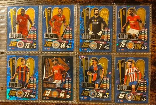 Club 100 Topps..7 x De Jong, Van Dijk,Alaba, Pogba, Marquinh, Verzamelen, Sportartikelen en Voetbal, Zo goed als nieuw, Spelerskaart