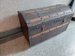 Antieke piraten kist, hutkoffer, dekenkist, schatkist, Ophalen, Gebruikt, 50 tot 100 cm, 50 tot 75 cm