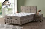 Boxspring Paleis opbergbed complete set-Zelf samenstellen, Ophalen of Verzenden, Nieuw, Tweepersoons