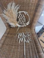 Mr & Mrs Taarttoppers - Bruiloft Decoratie, Ophalen of Verzenden, Zo goed als nieuw