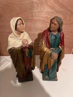 Twee oude beelden, 46 cm hoog, Ophalen of Verzenden