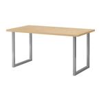 Set tafel – bureau poten Ikea Molid RVS look / verchroomd., Tafelpoot, Vierkant, Nieuw, Metaal