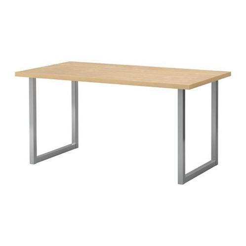 Set tafel – bureau poten Ikea Molid RVS look / verchroomd., Huis en Inrichting, Tafelonderdelen, Nieuw, Tafelpoot, 50 tot 100 cm