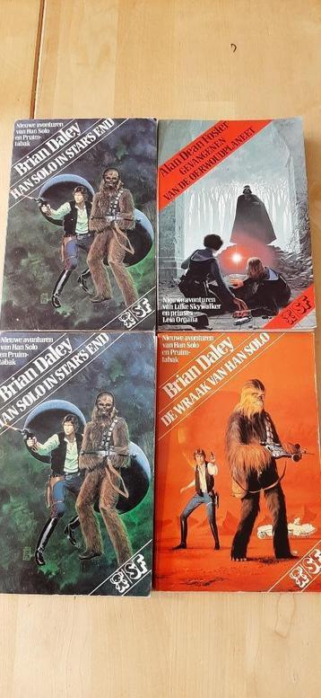 Star wars nederlandse paperbacks 4 stuks met han solo en pru beschikbaar voor biedingen