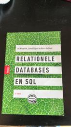 Leo Wiegerink - Relationele databases en SQL, Boeken, Ophalen of Verzenden, Zo goed als nieuw, Leo Wiegerink; Jeanot Bijpost; Marco de Groot