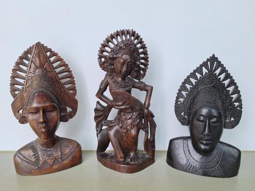 Indonesisch Balinese Legong djanger janger danseres 24-29cm, Antiek en Kunst, Kunst | Beelden en Houtsnijwerken, Ophalen of Verzenden