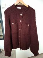 Mooi rood/bruin vest met goudkleurige knopen, Kleding | Dames, Bruin, Ophalen of Verzenden, Zo goed als nieuw, Frenkie