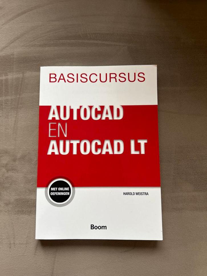 Basiscursus AutoCAD en AutoCAD LT, Boeken, Informatica en Computer, Zo goed als nieuw, Software, Ophalen of Verzenden