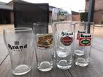 Brand bierglazen., Verzamelen, Glas en Borrelglaasjes, Ophalen of Verzenden, Zo goed als nieuw, Bierglas