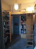 hoogslaper steigerbuis steigerpijp steiger incl. houten trap, Ophalen, 100 cm, Hoogslaper, Eenpersoons