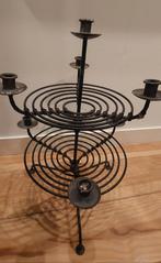 Gietijzeren kandelaar/etagere, Ophalen, Gebruikt, 50 tot 75 cm, Groen