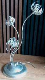 Brocante, Metalen Tafellamp., Minder dan 50 cm, Brocant,industrieel., Metaal, Zo goed als nieuw