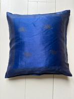 Sier kussem + vulling, Ophalen of Verzenden, Zo goed als nieuw, Blauw, Vierkant