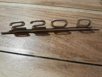 Modelplaatje Mercedes-Benz 220D (W115) uit de jaren '68–'76 beschikbaar voor biedingen