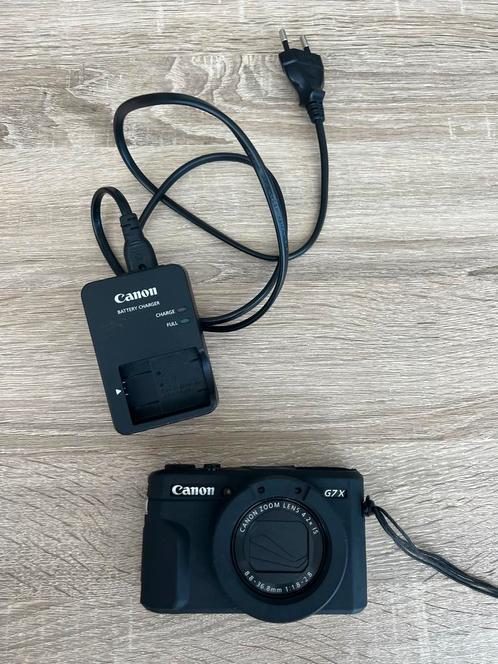 Canon Powershot G7X Mark II + Oplader & Hoesje, Audio, Tv en Foto, Fotocamera's Digitaal, Gebruikt, Compact, Canon, Ophalen