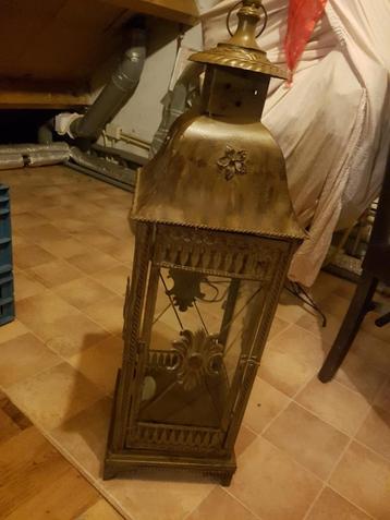Windlicht bronze Hoogte 85 cm beschikbaar voor biedingen