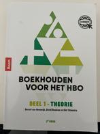 Boekhouden voor het hbo deel 1. Theorieboek, Gerard van Heeswijk, Ophalen of Verzenden, Zo goed als nieuw, Nederlands