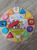 Puzzelklok woezel en pip, Kinderen en Baby's, Speelgoed | Kinderpuzzels, Ophalen, 10 tot 50 stukjes, Zo goed als nieuw