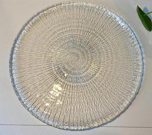 Prachtige Arcoroc France Spirale glazen schaal / bord 70s, Antiek en Kunst, Antiek | Schalen, Verzenden