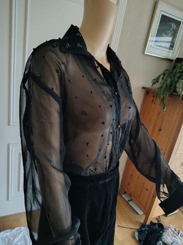 feestelijk doorkijk blouse / body   beschikbaar voor biedingen