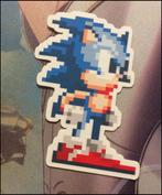 SONIC THE HEDGEHOG Pixel Art Sega DIE CUT STICKER, Verzamelen, Stickers, Nieuw, Verzenden