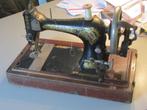 Antieke Singer hand crank naaimachine in houten koffer 1909, Antiek en Kunst, Antiek | Naaimachines, Ophalen