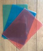 Veel L4 plastic insteekhoezen 3 kleuren, Ophalen