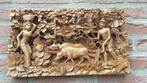 Wanddecoratie <> Houten 3D Paneel <> BALI Indonesië 40x23cm, Ophalen of Verzenden
