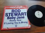 Maxisingle Rod Stewart - Baby Jane, Gebruikt, Maxi-single, Ophalen of Verzenden, Pop