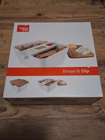 VacuVin Bread & Dip Serveerschaal - wit beschikbaar voor biedingen